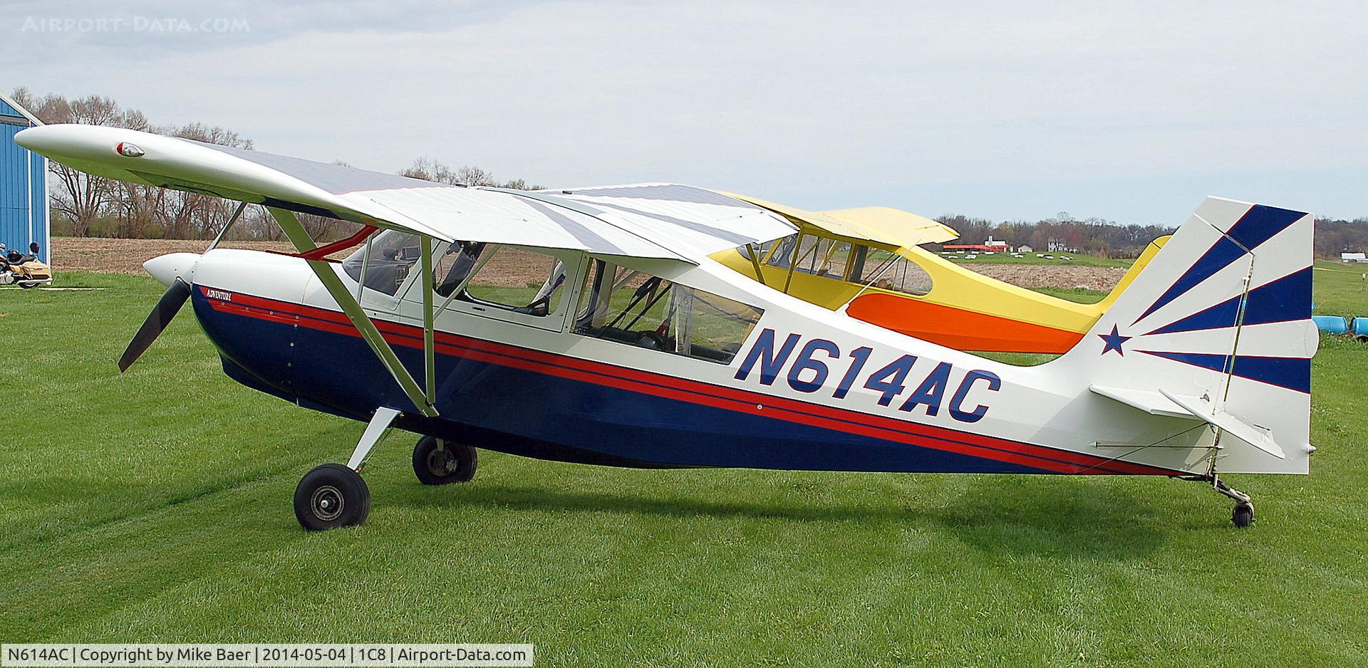 N614AC, 2001 American Champion 7GCAA Citabria C/N 454-2001, N614AC @ 1C8
