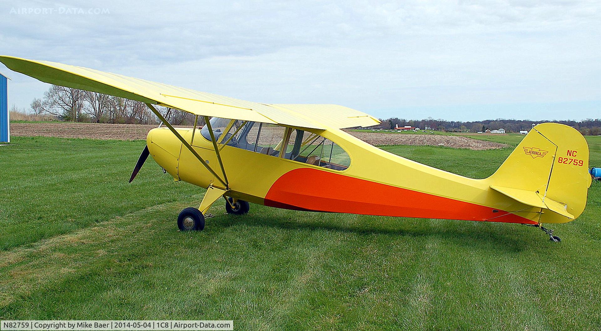 N82759, 1946 Aeronca 7AC Champion C/N 7AC-1406, N82759 @ 1C8