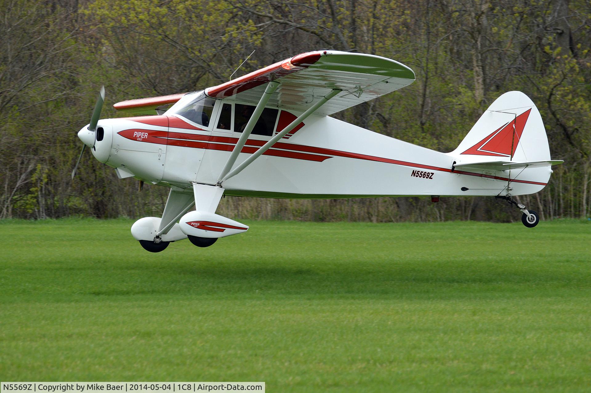 N5569Z, 1962 Piper PA-22-108 Colt C/N 22-9273, N5569Z @ 1C8