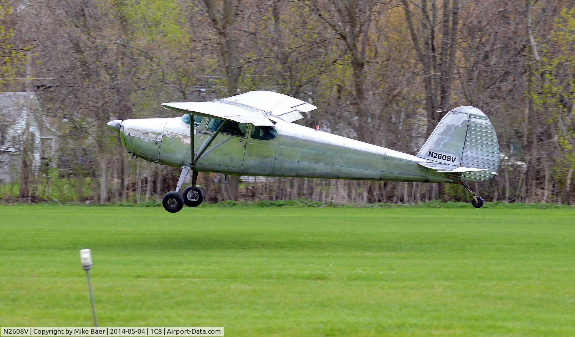 N2608V, 1948 Cessna 170 C/N 18118, N2608V @ 1C8