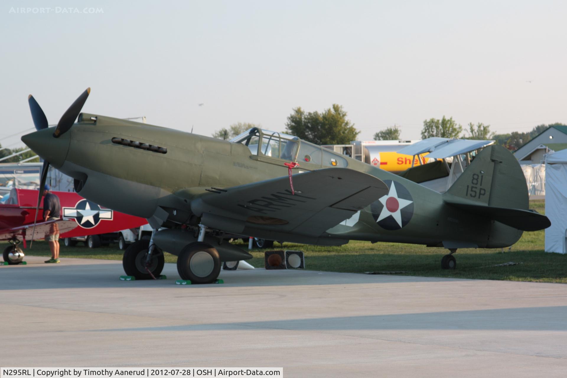 N295RL, 1941 Curtiss P-40C C/N 14777, Curtiss P-40C, c/n: AK295