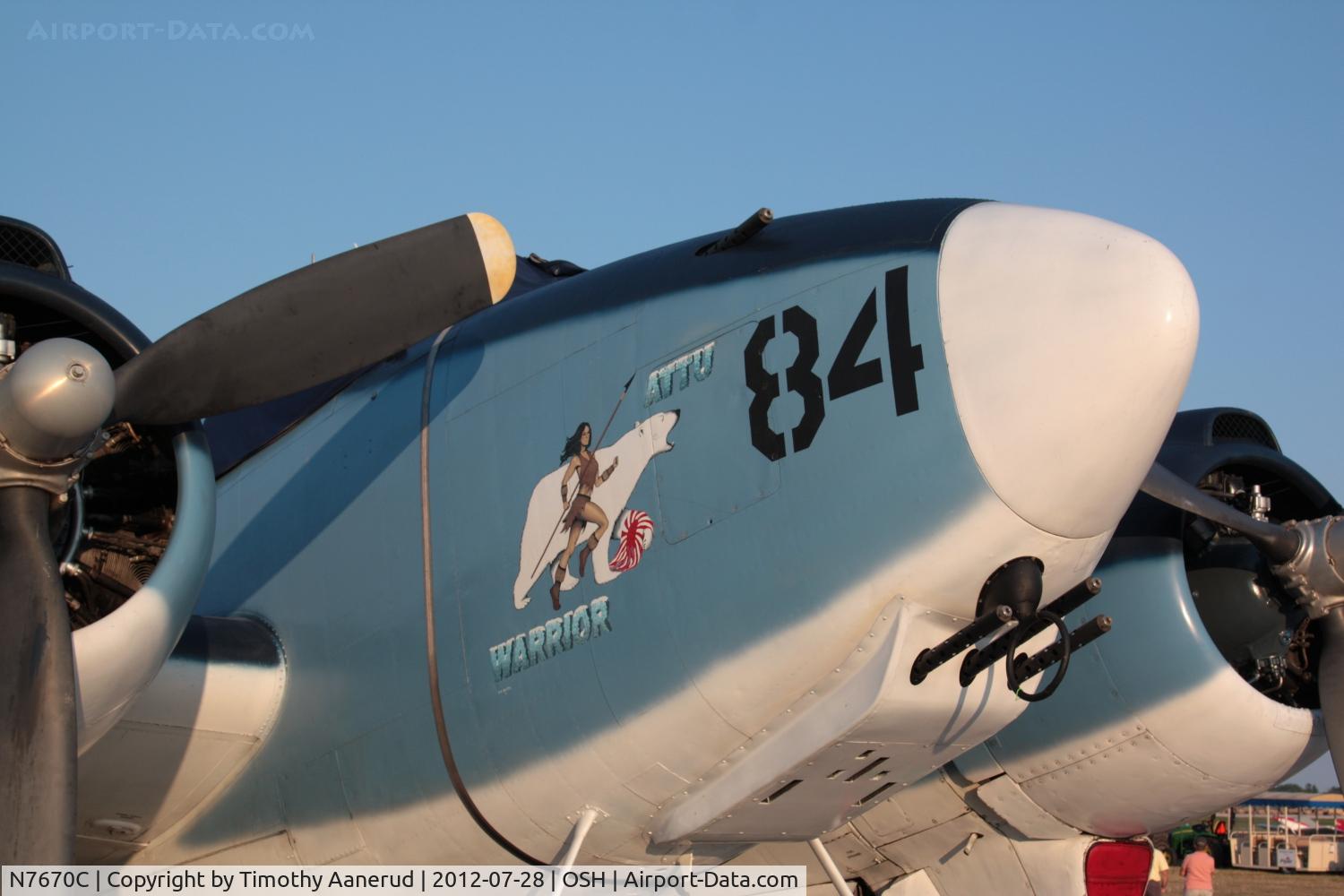 N7670C, 1945 Lockheed PV-2 Harpoon C/N 15-1438, 1957 Lockheed PV-2 Harpoon, C/N: 37472