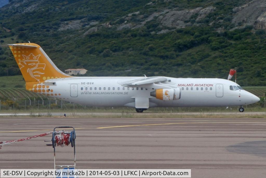 SE-DSV, 1994 British Aerospace Avro 146-RJ100A C/N E3250, Taxiing