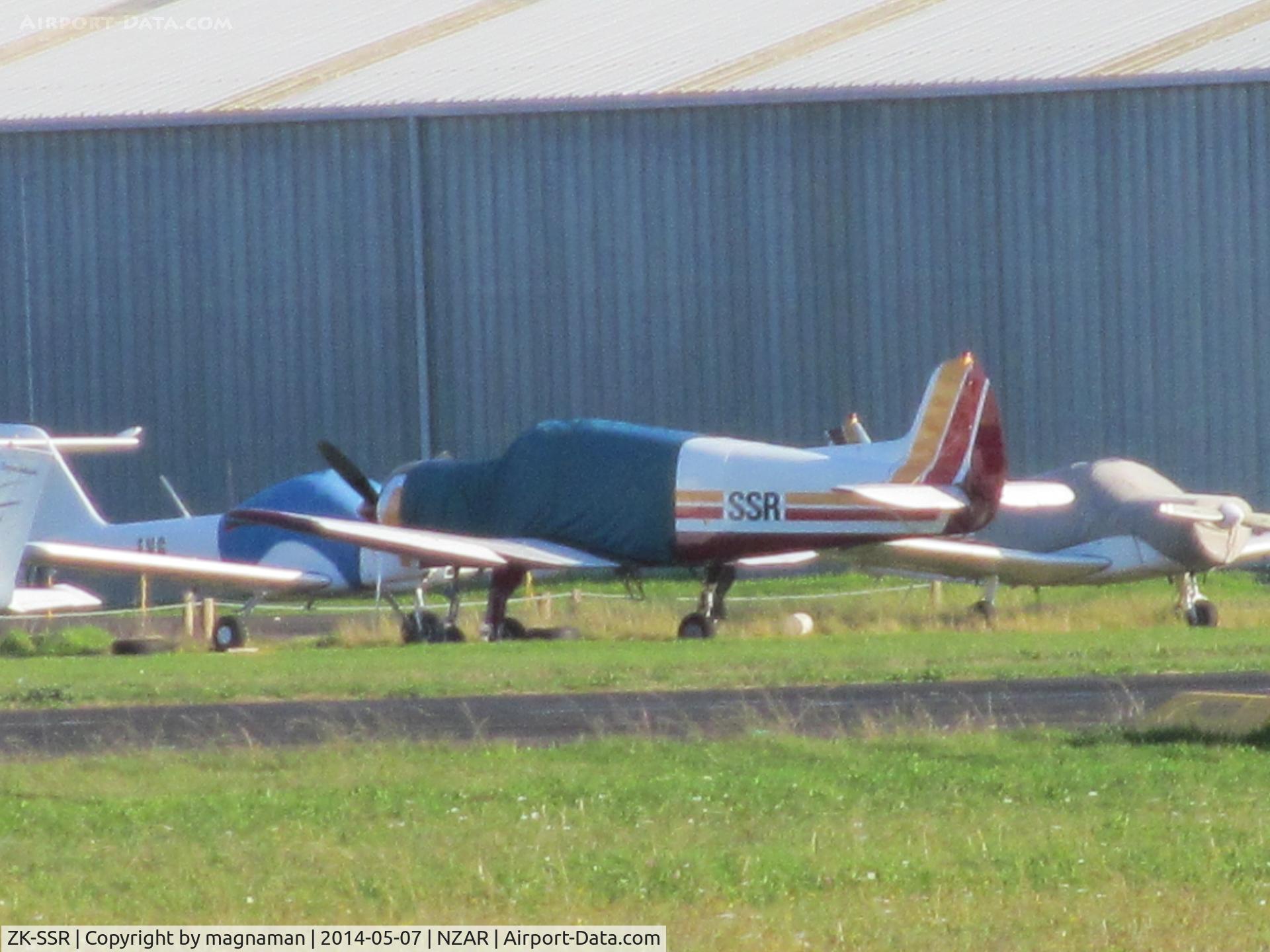 ZK-SSR, Yakovlev Yak-18T C/N 07-40, From other side of airfield. My first sighting in 3 years despite owner based in Auckland.