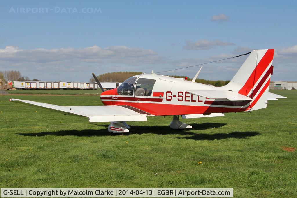 G-SELL, 1976 Robin DR-400-180 Regent Regent C/N 1153, Robin DR-400-180 Regent at The Real Aeroplane Club's Early Bird Fly-In, Breighton Airfield, April 2014.
