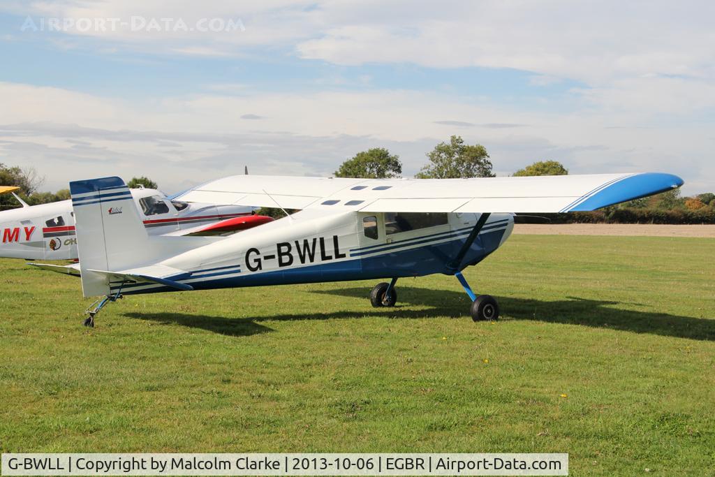 G-BWLL, 1996 Murphy Rebel C/N PFA 232-12499, Murphy Rebel at The Real Aeroplane Club's Pre-Hibernation Fly-In, Breighton Airfield, October 2013.