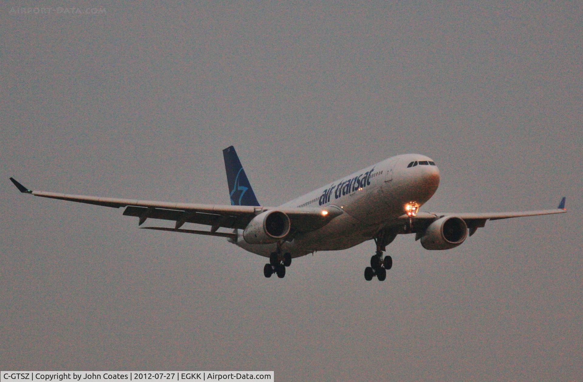 C-GTSZ, 2008 Airbus A330-243 C/N 971, Dawn arrival