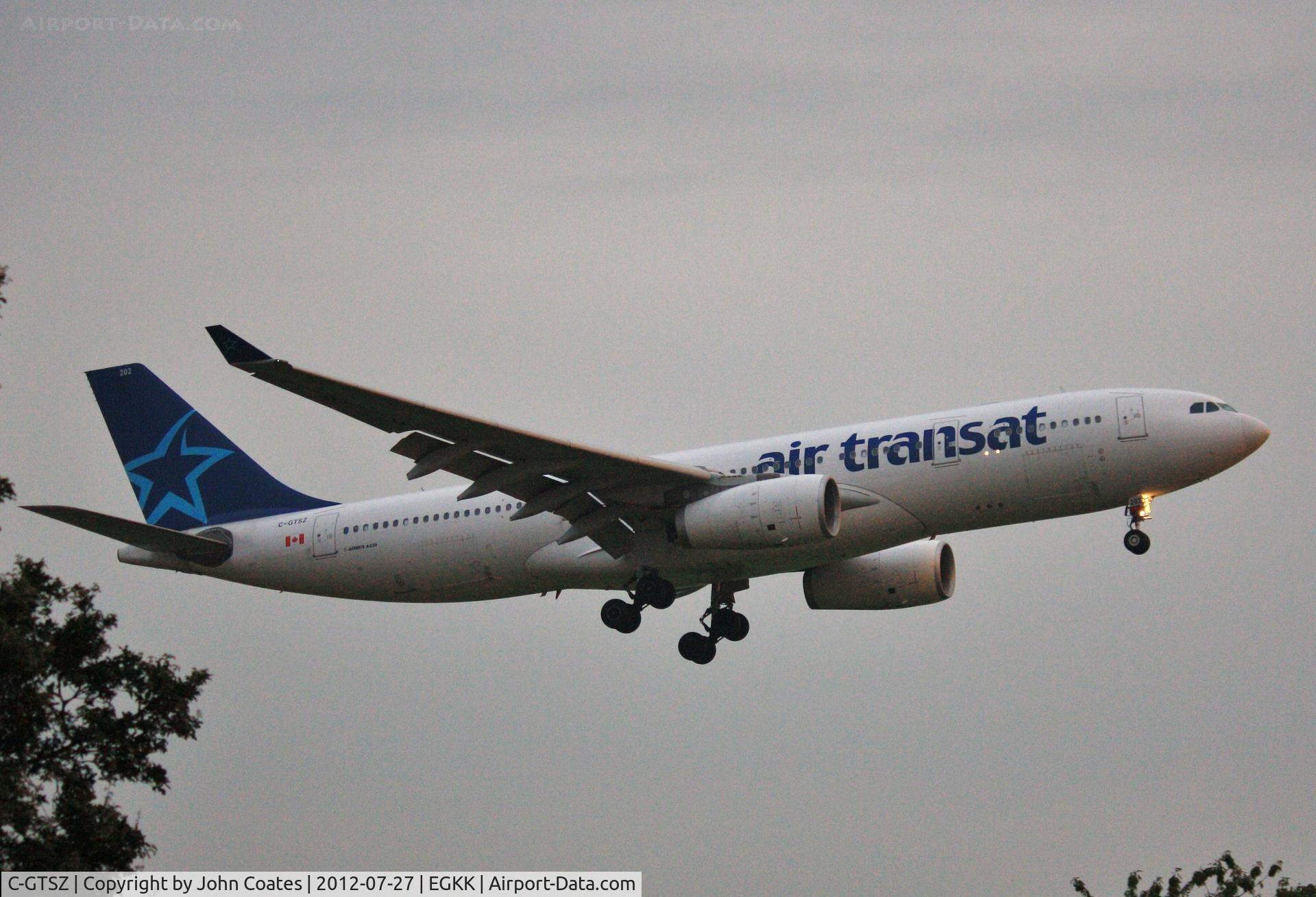 C-GTSZ, 2008 Airbus A330-243 C/N 971, Dawn arrival