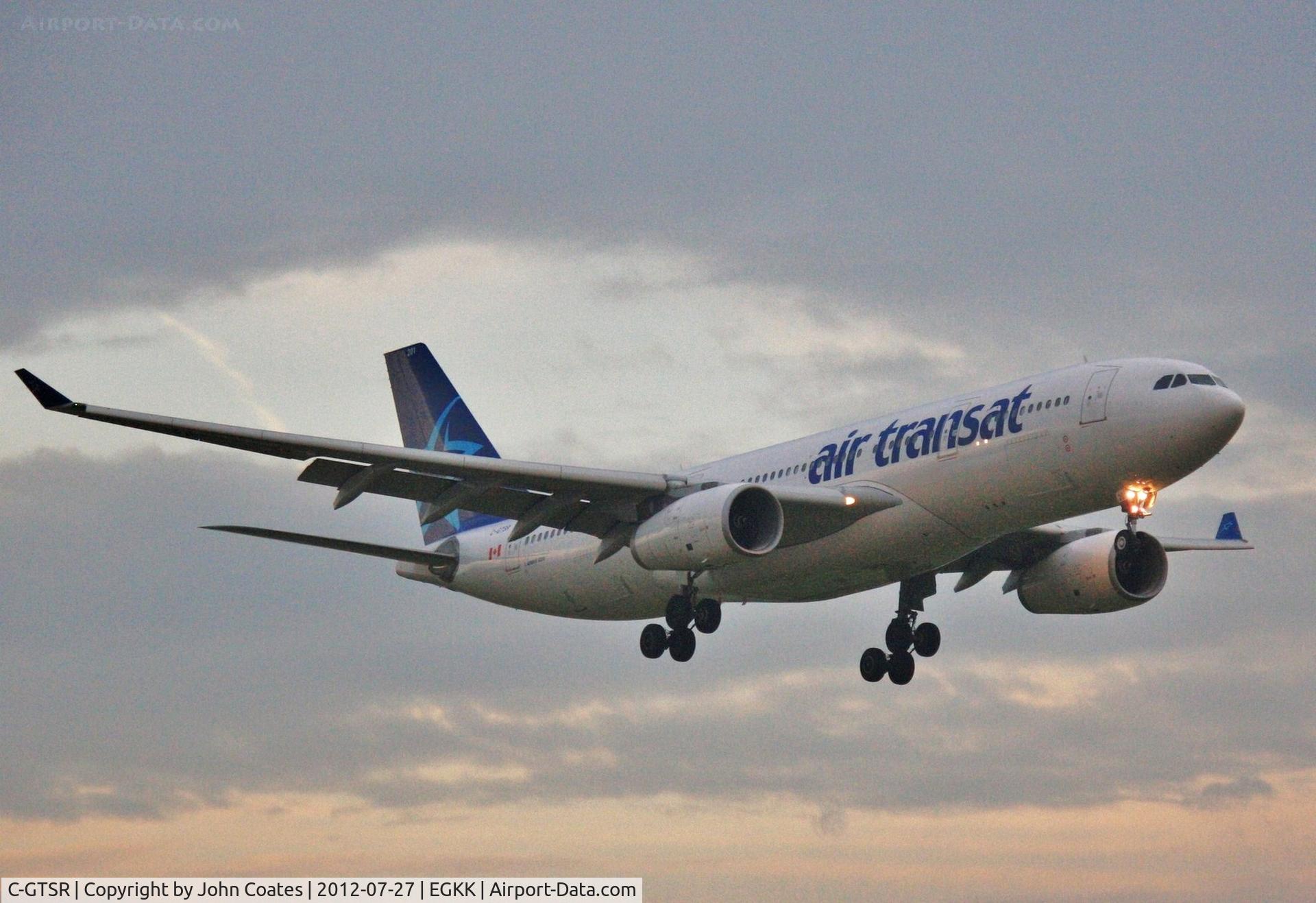 C-GTSR, 2008 Airbus A330-243 C/N 966, Dawn arrival