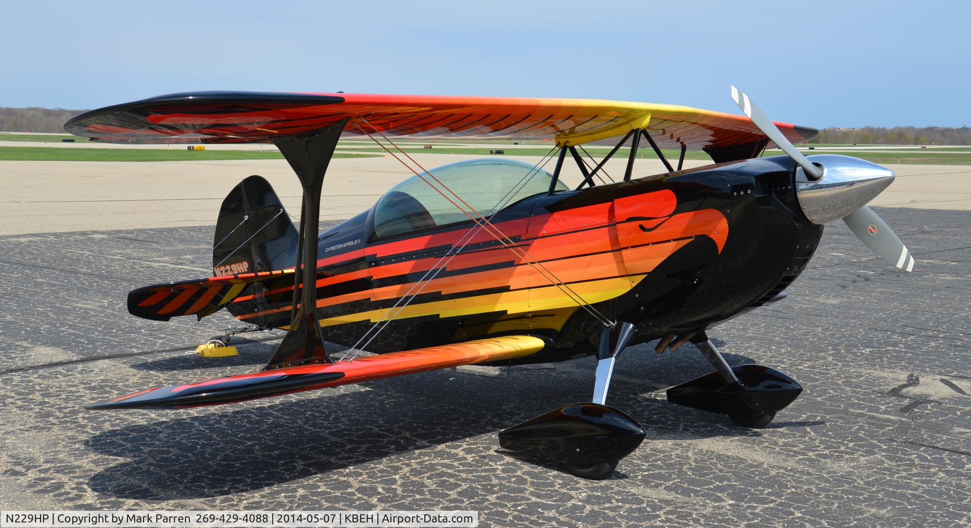 N229HP, 1990 Christen Eagle II C/N CE101, Dropped in for lunch, Benton Harbor, MI