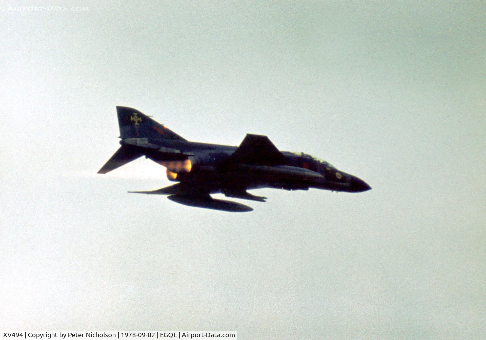 XV494, 1969 McDonnell Douglas Phantom FGR2 C/N 3428, Phantom FGR.2 of 111 Squadron in action at the 1978 RAF Leuchars Airshow.