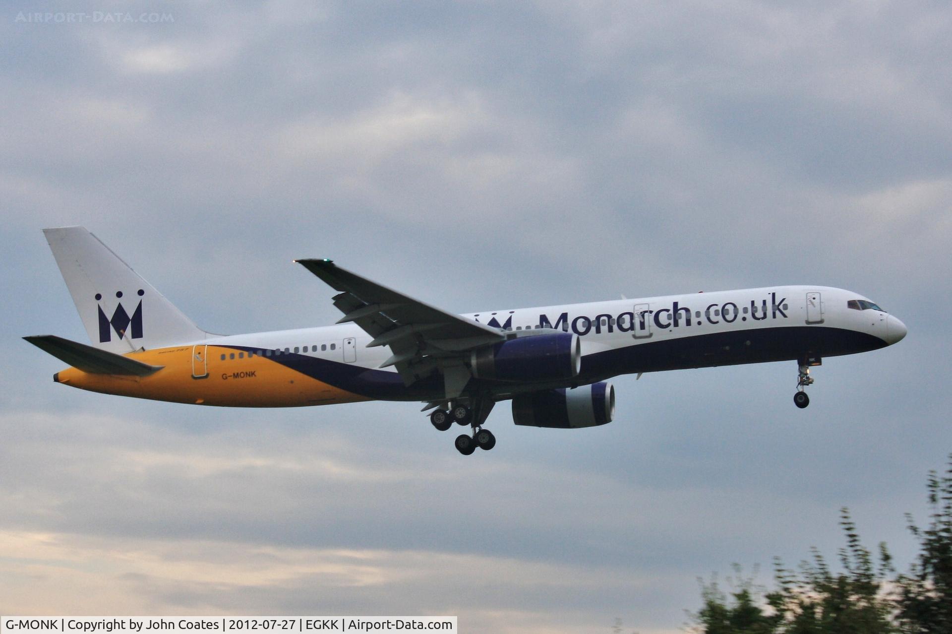 G-MONK, 1988 Boeing 757-2T7 C/N 24105, Early arrival