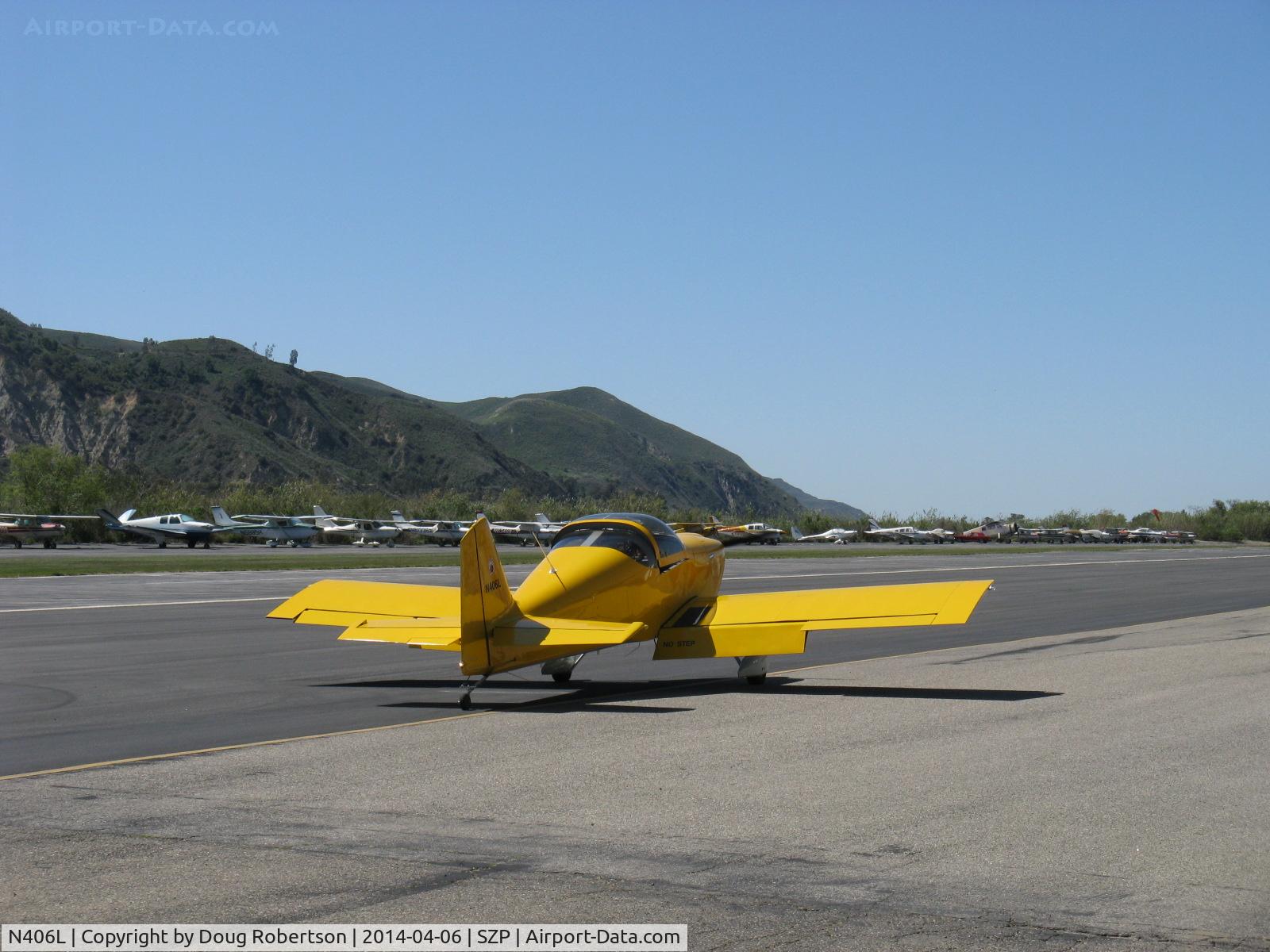 N406L, 2008 Vans RV-6 C/N 936, Provo PROVO 6, Lycoming O-320 160 Hp, taxi, Young Eagles Flight