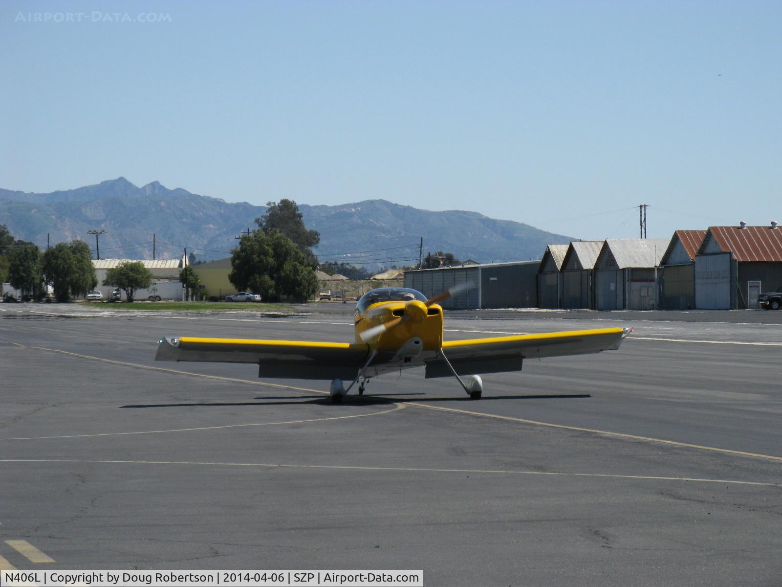 N406L, 2008 Vans RV-6 C/N 936, Provo PROVO 6, Lycoming O-320 160 Hp, taxi, Young Eagles Flight