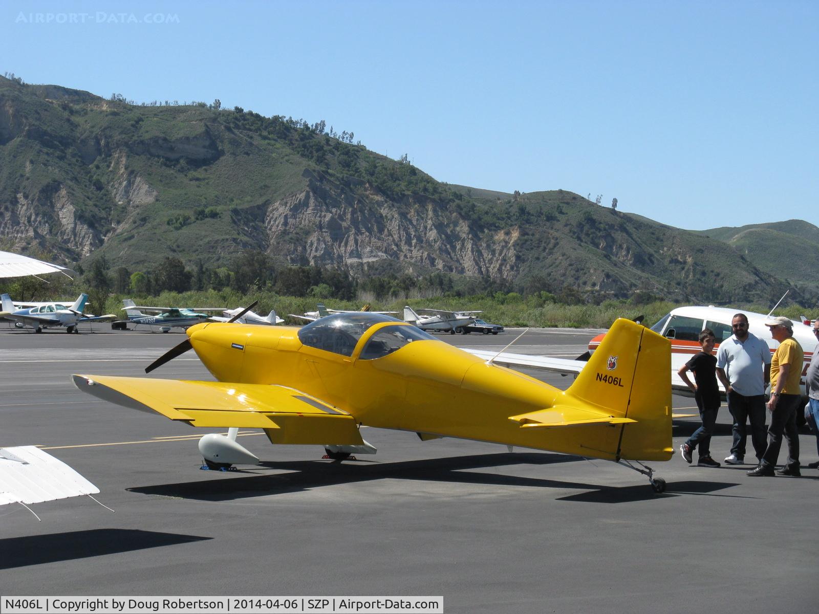N406L, 2008 Vans RV-6 C/N 936, Provo PROVO 6, Lycoming O-320 160 Hp, preflight briefing by pilot wearing cap, Young Eagles Flight
