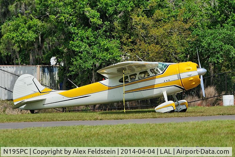 N195PC, 1954 Cessna 195B Businessliner C/N 16140, Sun-N-Fun 2014