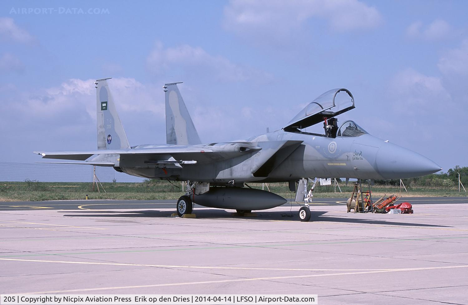 205, McDonnell Douglas F-15C Eagle C/N 0726/012, 205 is a RSAAF F-15C and flew as 80-0073 in USAF Sevice