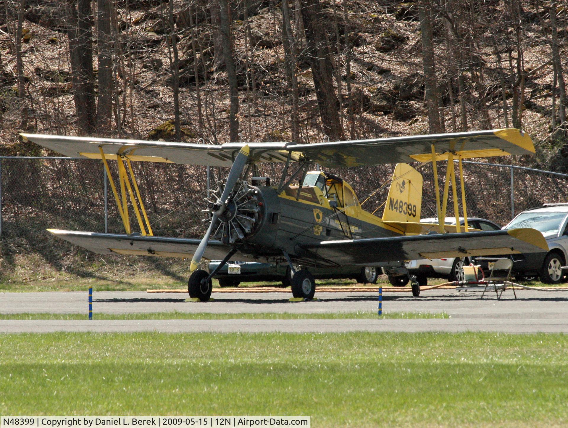N48399, 1975 Grumman-Schweizer G-164A C/N 1573, This very handsome biplane came in for a visit at Aeroflex Andover, along with some stablemates.