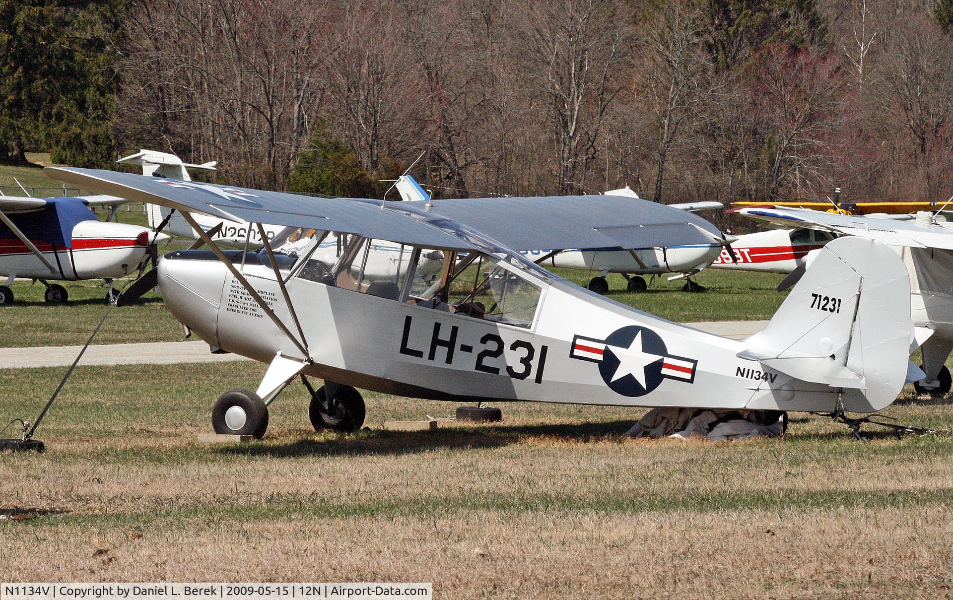 N1134V, 1946 Aeronca 7AC Champion C/N 7BCM-444, Lovely classic 1946 Aeronca at Aeroflex Andover