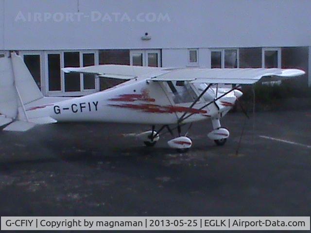 G-CFIY, 2008 Comco Ikarus C42 FB100 C/N 0804-6954, at old Hampshire haunt of mine