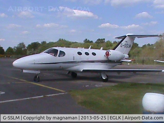 G-SSLM, 2009 Cessna 510 Citation Mustang Citation Mustang C/N 510-0190, Camera a bit wet so slightly 