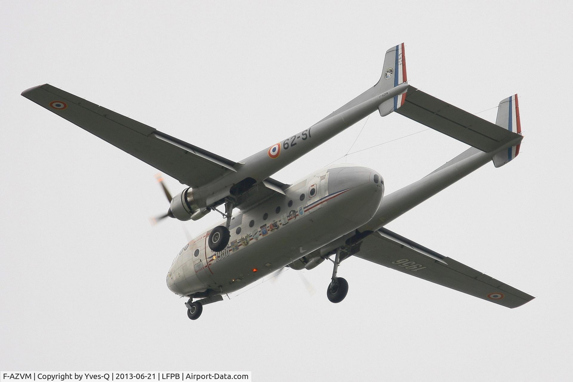 F-AZVM, 1956 Nord N-2501F Noratlas C/N 105, Nord N-2501F Noratlas, Solo display, Paris-Le Bourget Air Show 2013