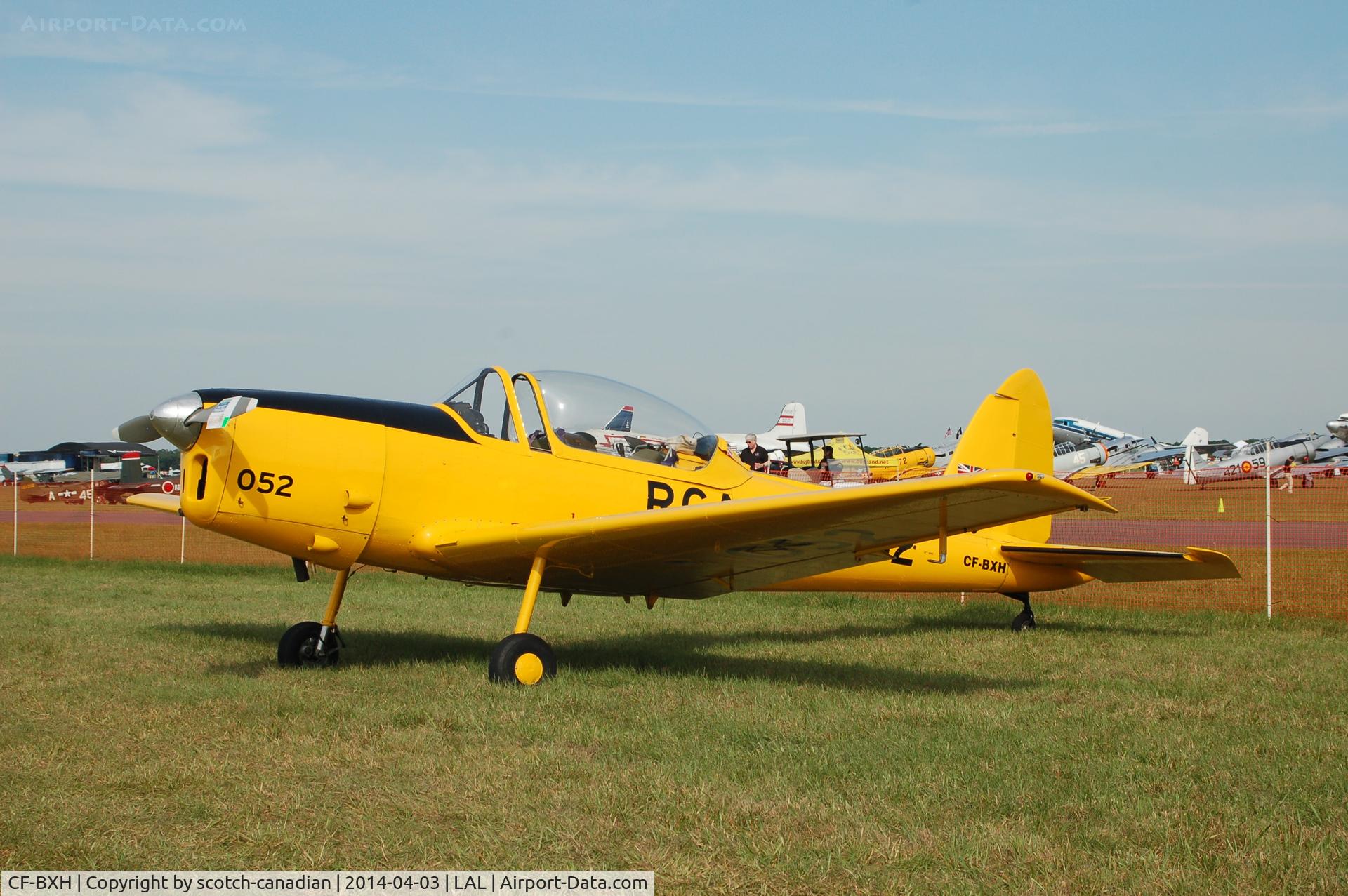 CF-BXH, 1956 De Havilland Canada DHC-1B-2-S5 Chipmunk Mk2 C/N 228, 1956 De Havilland Canada DHC-1B-2-S5 Chipmunk Mk2, CF-BXH, at 2014 Sun n Fun, Lakeland Linder Regional Airport, Lakeland, FL