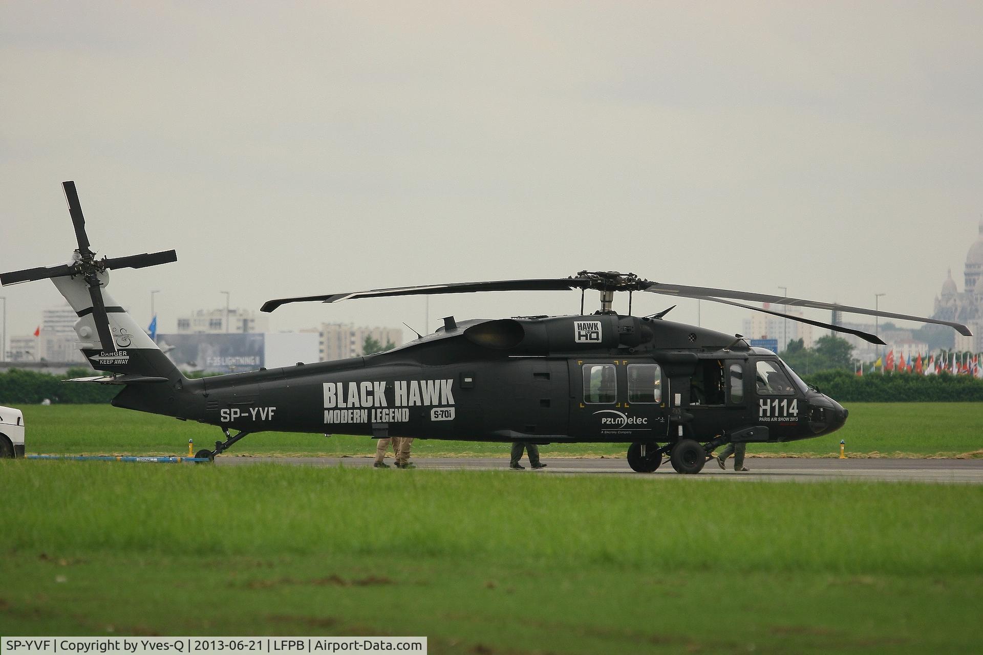SP-YVF, 2011 Sikorsky S-70i Black Hawk C/N 0007/70-3743, Sikorsky S-70i Black Hawk, Paris-Le Bourget Air Show 2013