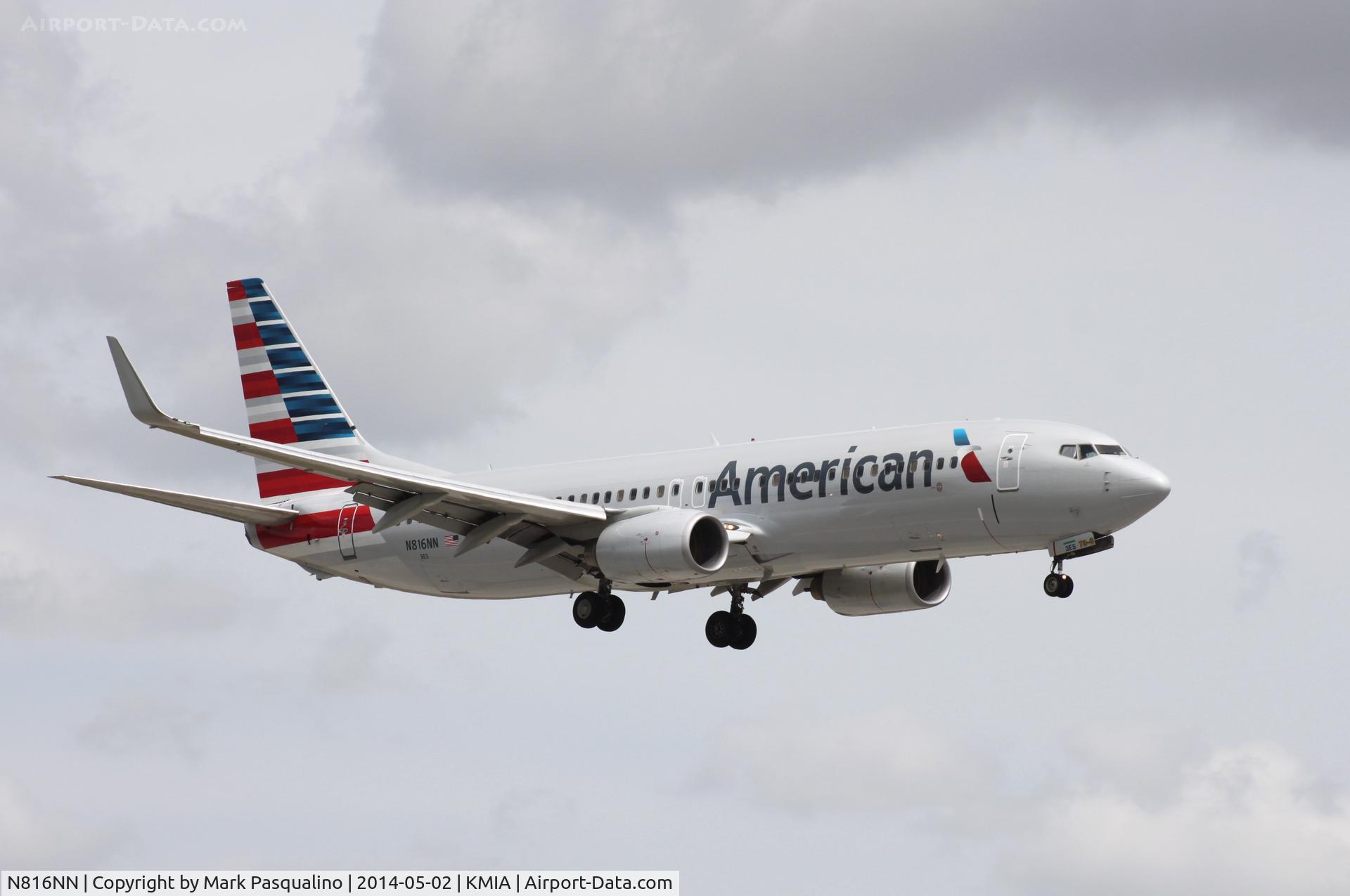 N816NN, 2009 Boeing 737-823 C/N 31081, Boeing 737-800