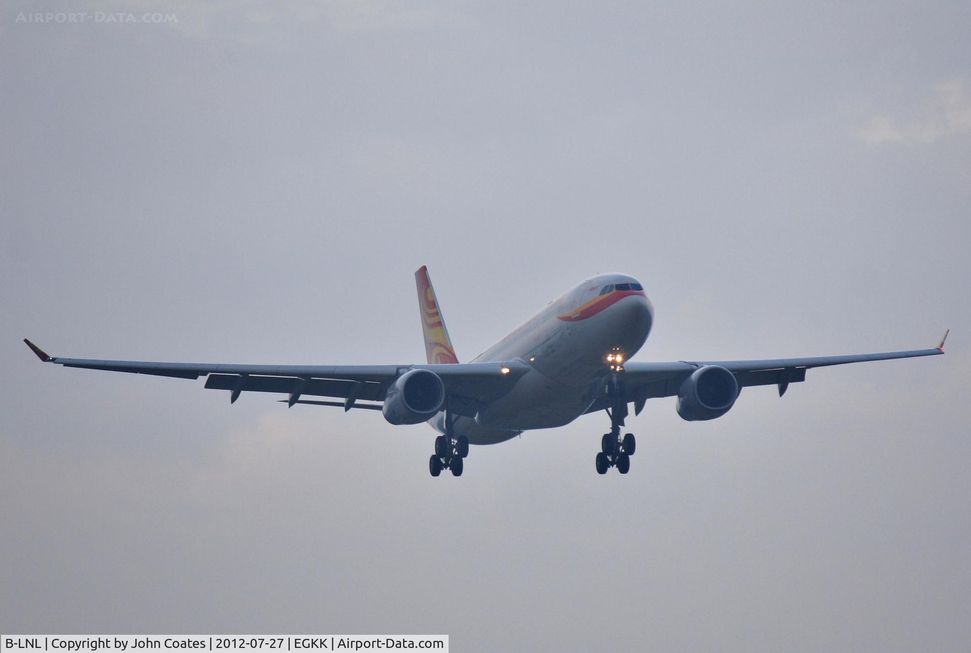 B-LNL, 2012 Airbus A330-243 C/N 1322, Dawn approach