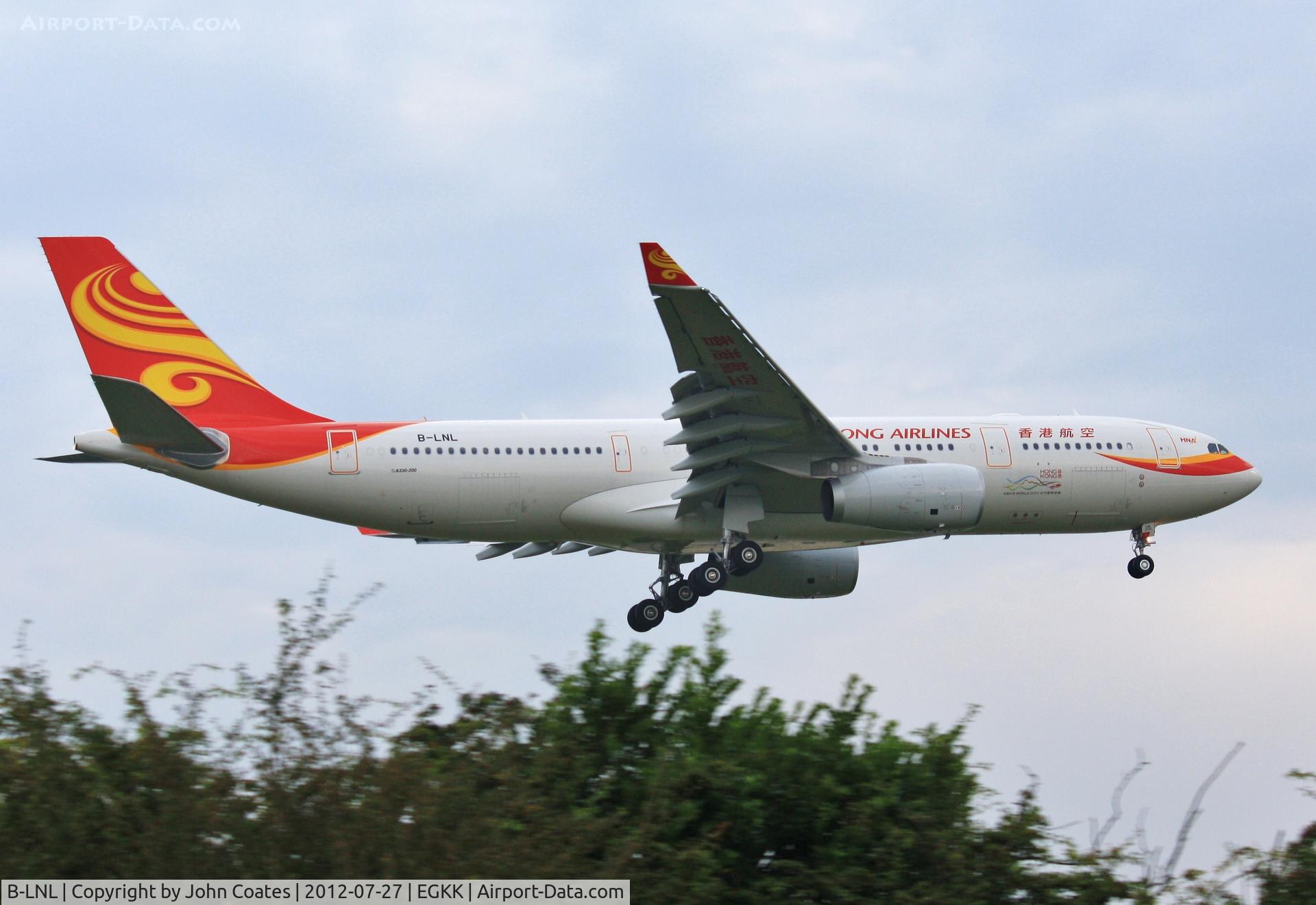 B-LNL, 2012 Airbus A330-243 C/N 1322, Early a.m. arrival