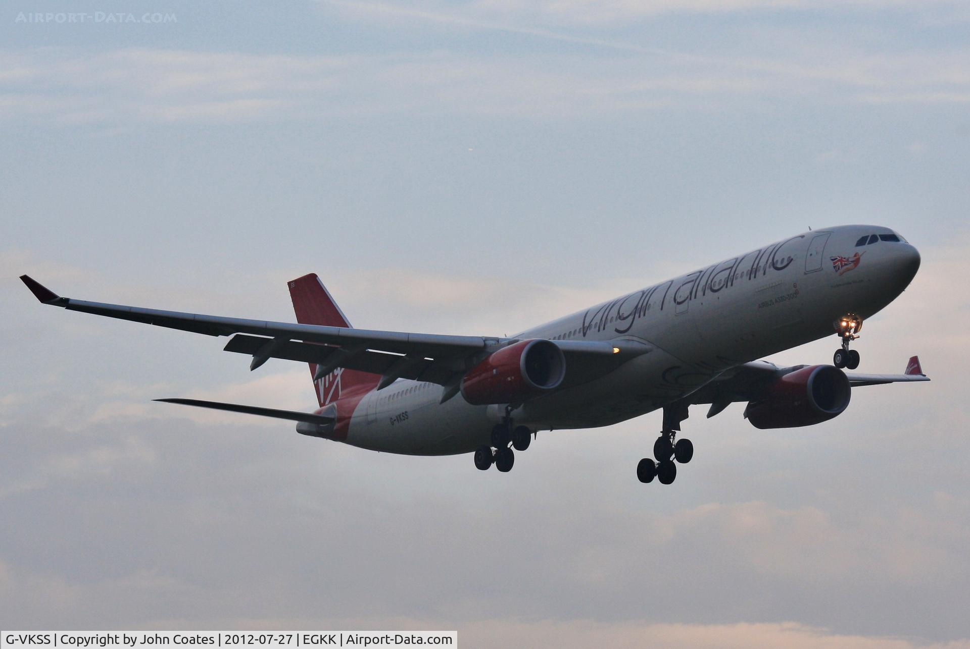 G-VKSS, 2010 Airbus A330-343X C/N 1201, Dawn arrival