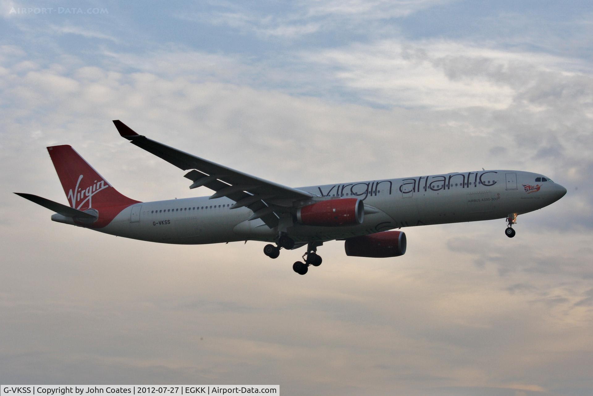 G-VKSS, 2010 Airbus A330-343X C/N 1201, Dawn arrival