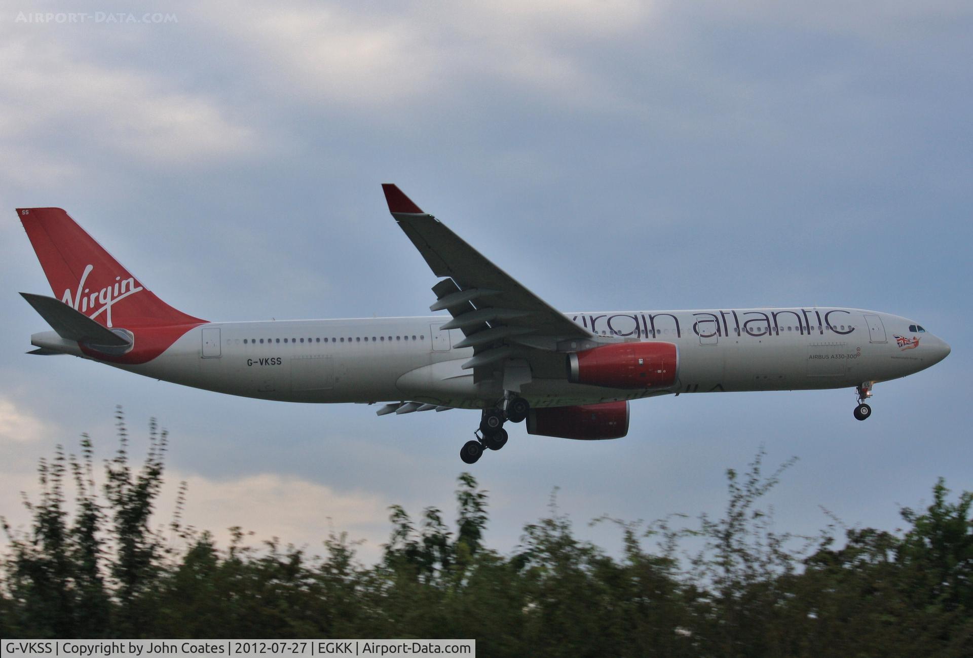 G-VKSS, 2010 Airbus A330-343X C/N 1201, Early a.m. arrival