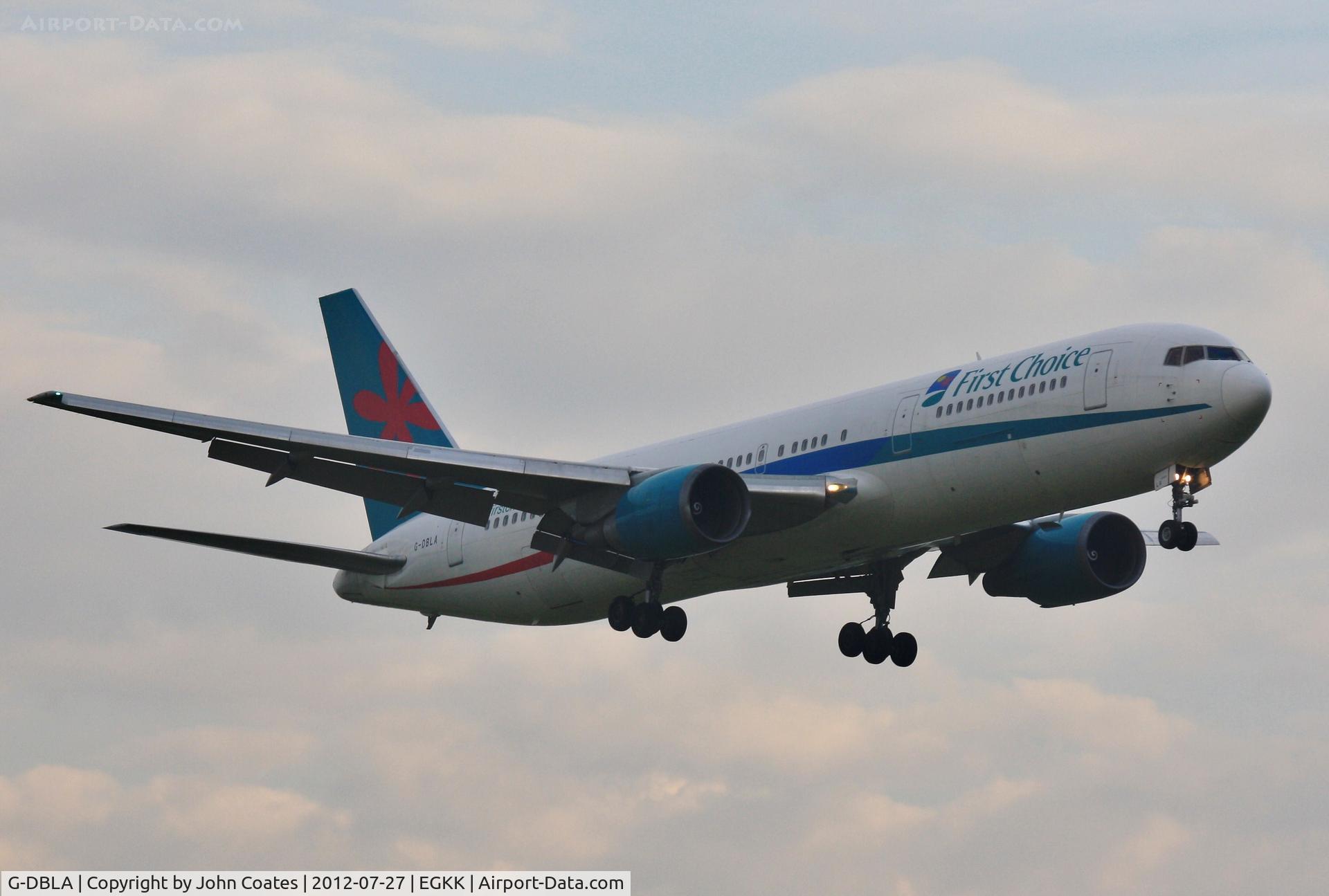 G-DBLA, 1992 Boeing 767-35E/ER C/N 26063, Dawn arrival