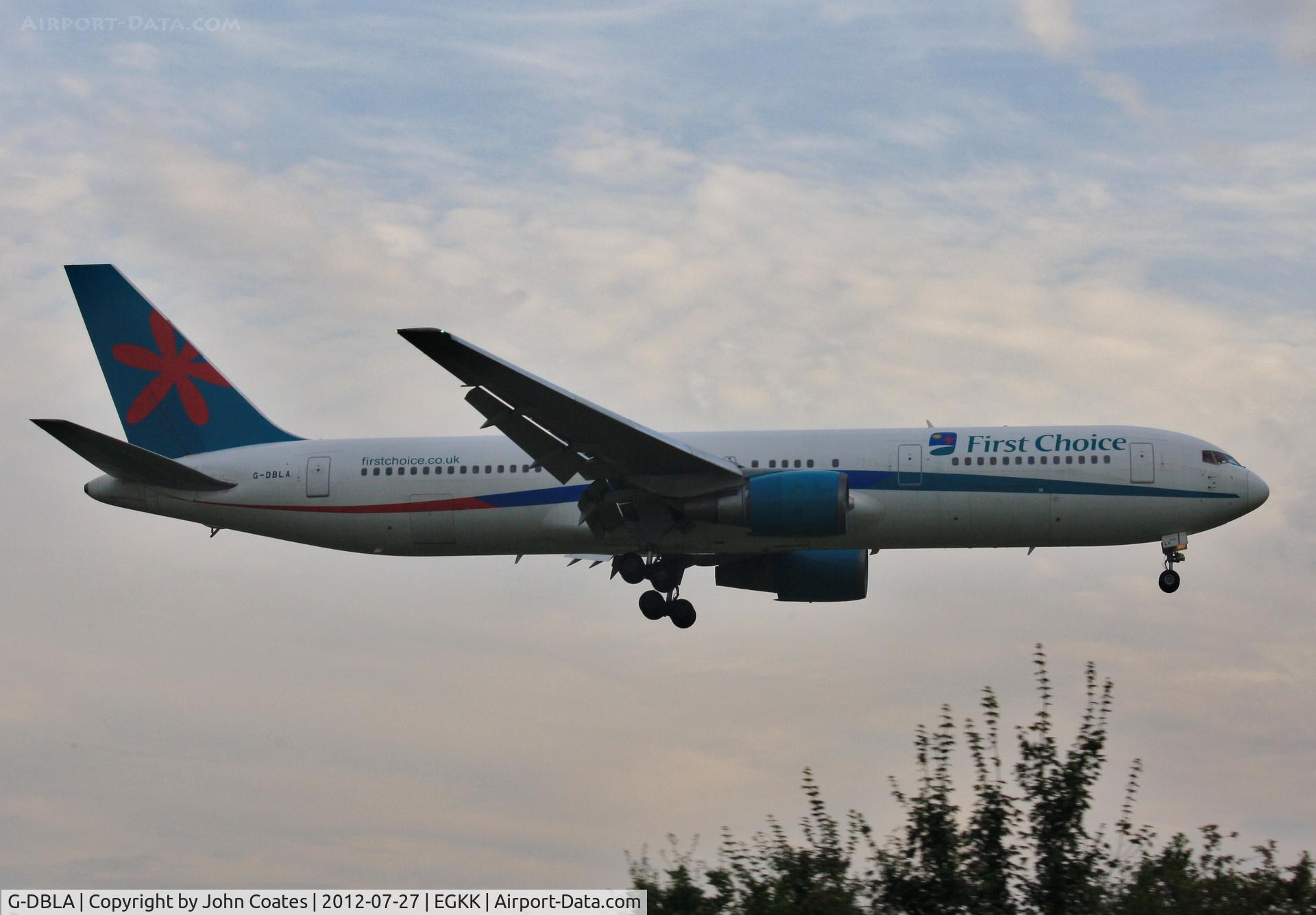 G-DBLA, 1992 Boeing 767-35E/ER C/N 26063, Dawn arrival