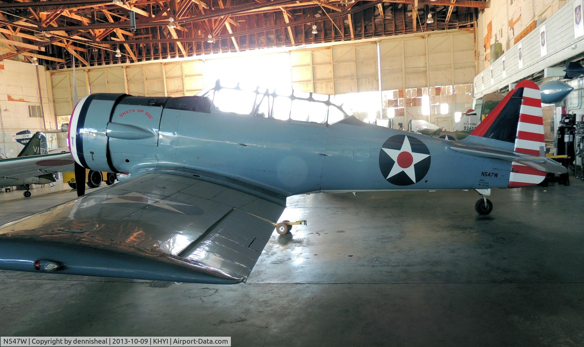 N547W, 1942 North American AT-6A Texan C/N 05437, 1942 NORTH AMERICAN AT6A AT SAN MARCOS TEXAS HANGER