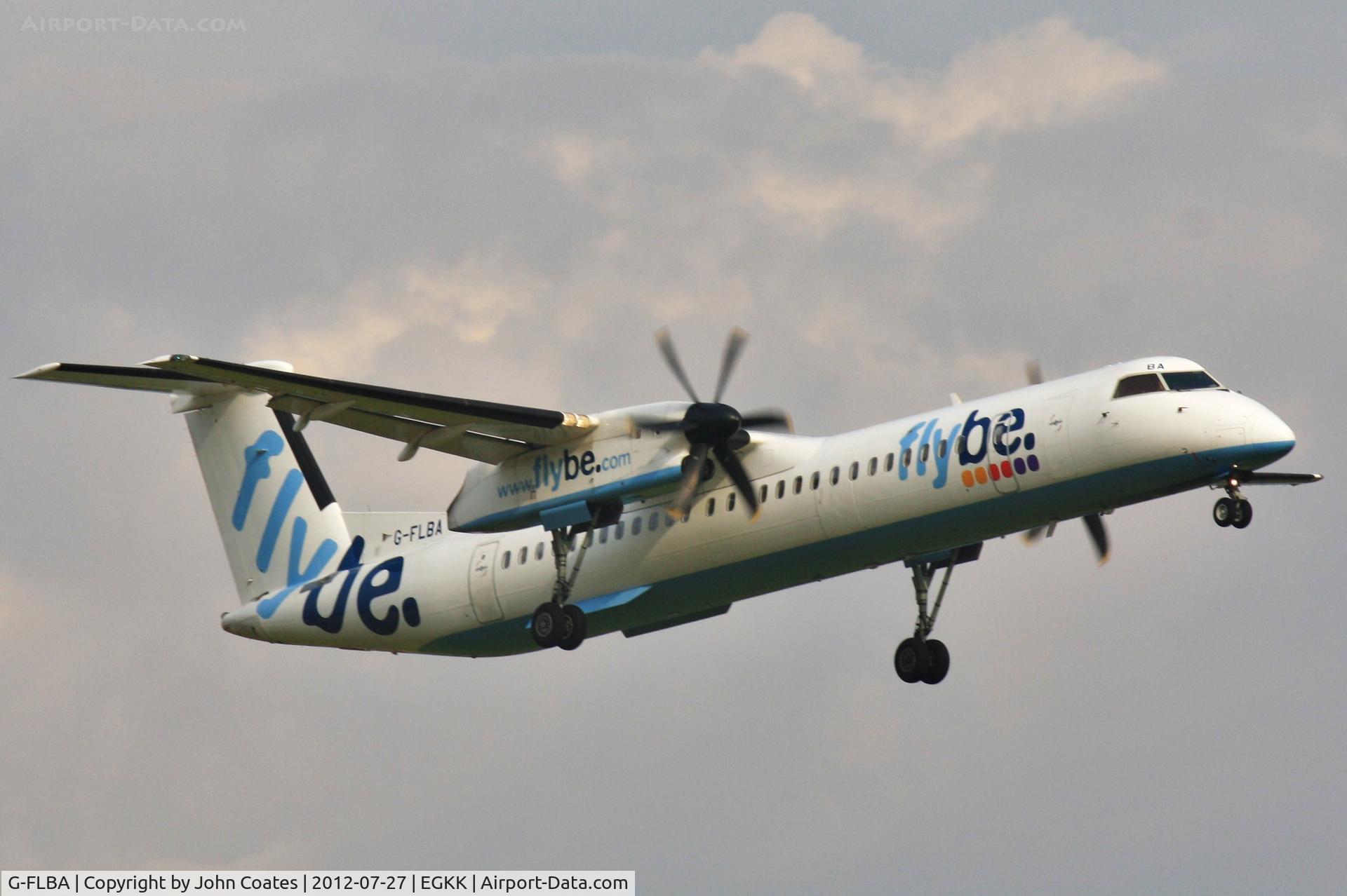 G-FLBA, 2009 De Havilland Canada DHC-8-402Q Dash 8 C/N 4253, Arriving 08