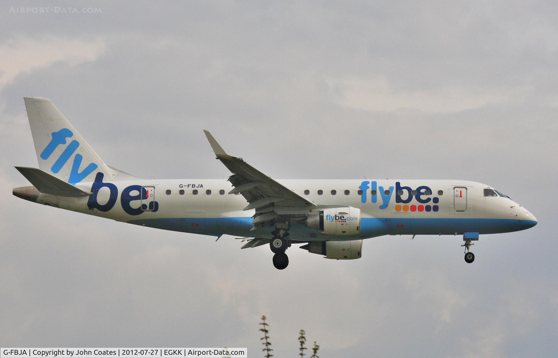 G-FBJA, 2011 Embraer 175STD (ERJ-170-200) C/N 17000326, Arriving 08