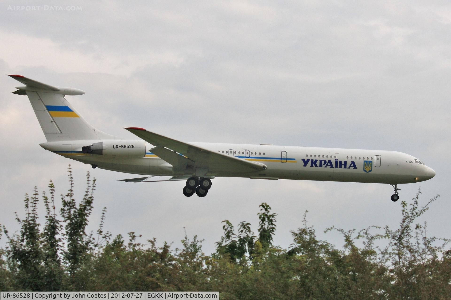 UR-86528, 1981 Ilyushin Il-62M C/N 4038111, Arriving 08