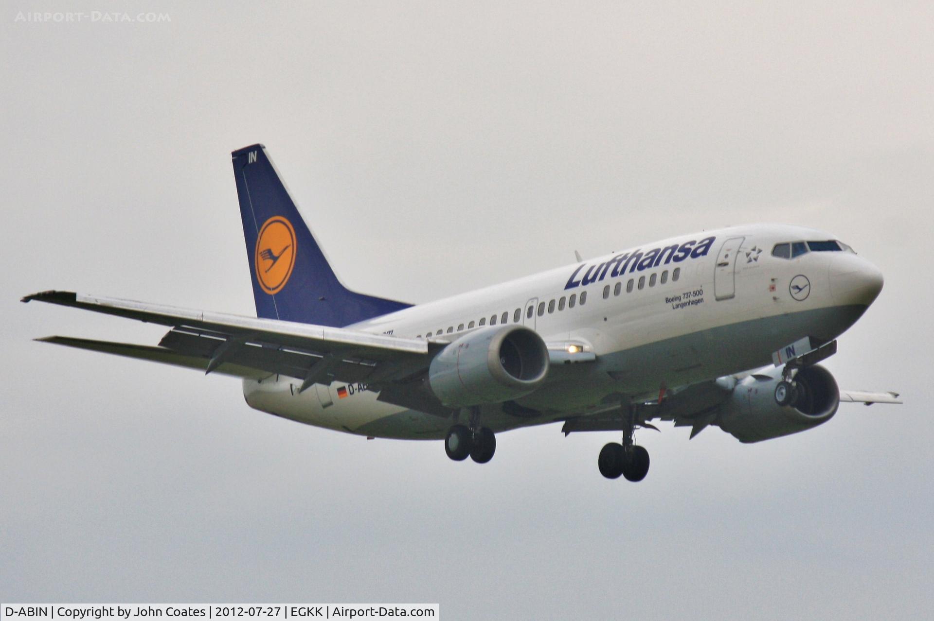 D-ABIN, 1991 Boeing 737-530 C/N 24938, Approach 08