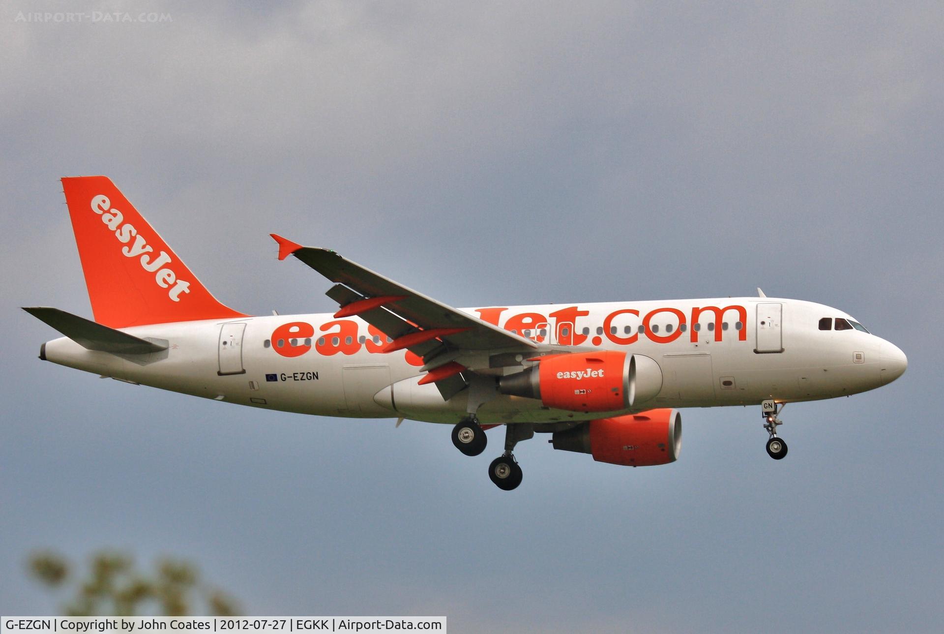 G-EZGN, 2011 Airbus A319-111 C/N 4781, Arriving 08