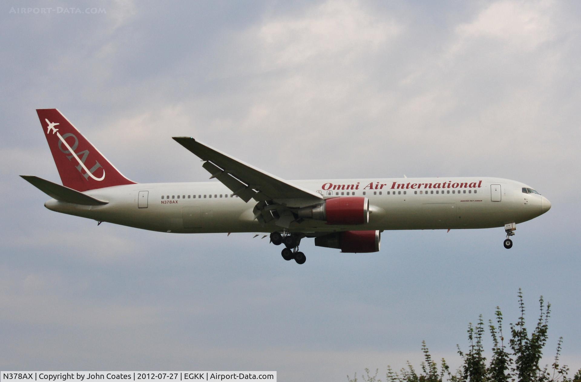 N378AX, 1996 Boeing 767-33A/ER C/N 28147, Finals 08