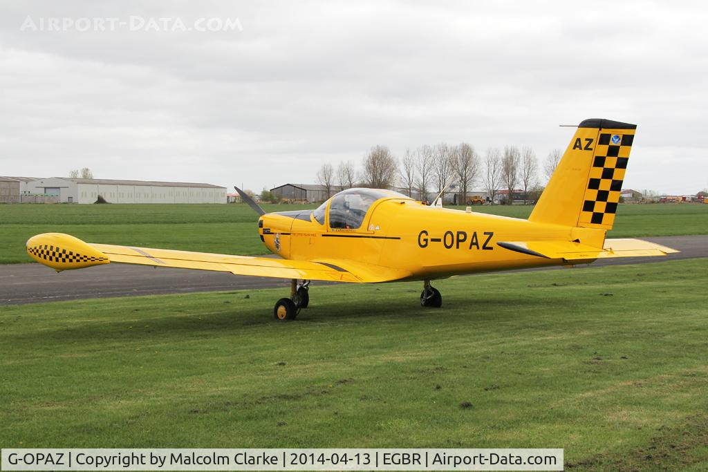 G-OPAZ, 2001 Pazmany PL-2 C/N PFA 069-10673, Pazmany PL-2 at The Real Aeroplane Club's Early Bird Fly-In, Breighton Airfield, April 2014.