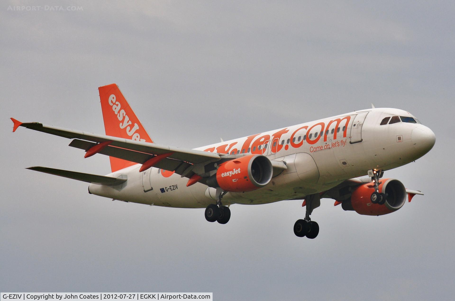 G-EZIV, 2005 Airbus A319-111 C/N 2565, Approach 08
