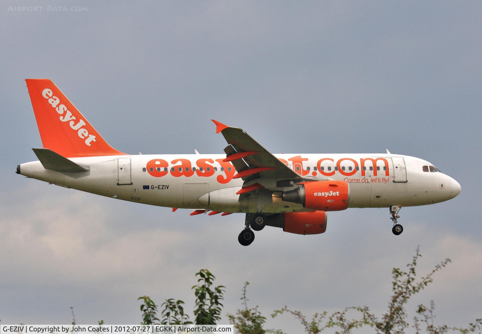 G-EZIV, 2005 Airbus A319-111 C/N 2565, Arriving 08