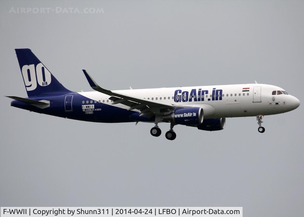 F-WWII, 2014 Airbus A320-214 C/N 6072, C/n 6072 - To be VT-GOR
