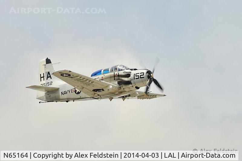 N65164, 1955 Douglas EA-1E Skyraider AD-5W C/N 55-471DH, Sun-N-Fun 2014
