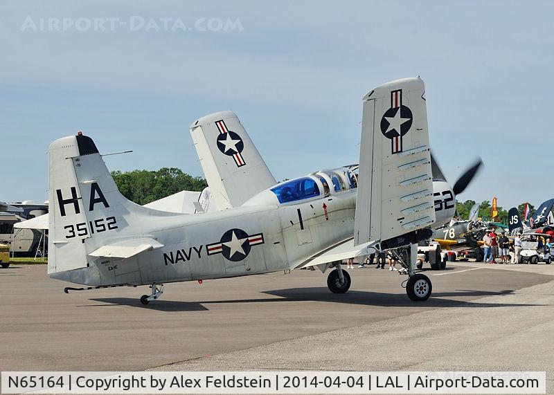 N65164, 1955 Douglas EA-1E Skyraider AD-5W C/N 55-471DH, Sun-N-Fun 2014