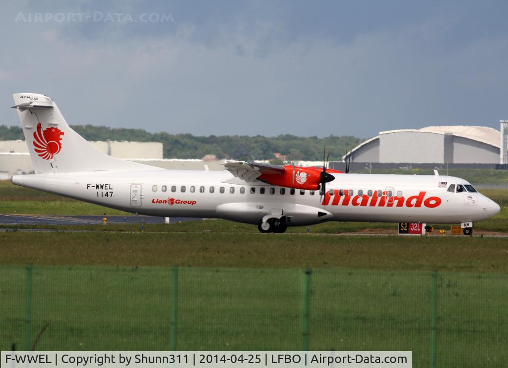 F-WWEL, 2014 ATR 72-600 C/N 1147, C/n 1147 - To be 9M-LMM